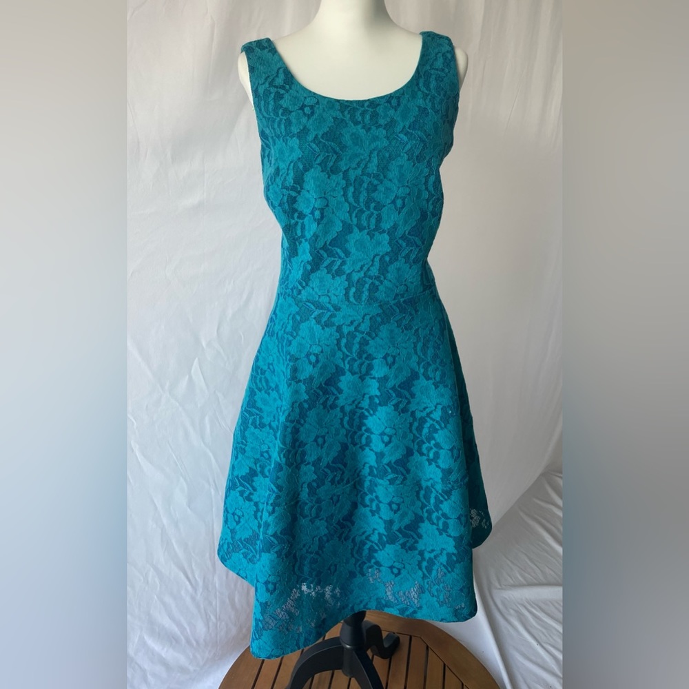 Teal Calvin Klein Tea Dress, size 14